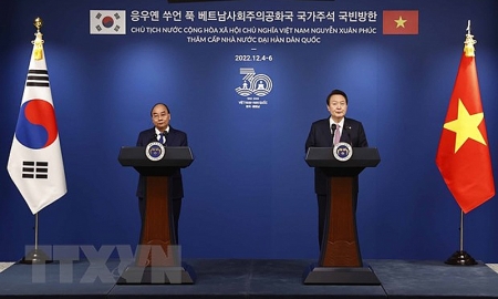Tuyên bố chung Việt-Hàn về quan hệ đối tác chiến lược toàn diện