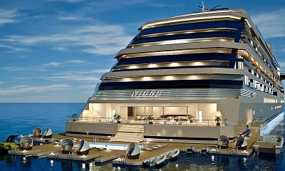 Siêu du thuyền tư nhân lớn nhất thế giới với 117 căn hộ bên trong