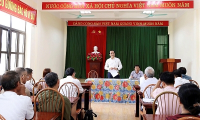 Vĩnh Phúc: Phó Bí thư Thường trực Tỉnh ủy dự sinh hoạt Chi bộ tại Tổ dân phố Đạm Phú