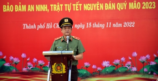 Công an thành phố Hồ Chí Minh ra quân trấn áp tội phạm dịp Tết Nguyên đán 2023