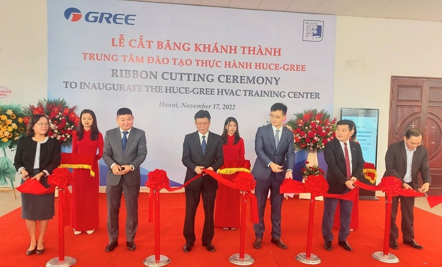 Trường Đại học Xây dựng Hà Nội khánh thành Trung tâm đào tạo thực hành HUCE – GREE