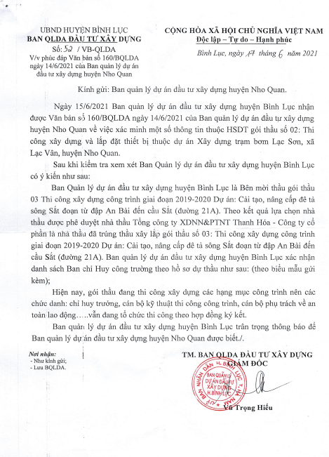 Tổng Công ty Xây dựng Nông nghiệp và Phát triển Nông thôn Thanh Hoá: Khi nào những phản ánh tiêu cực về nhà thầu mới được làm sáng tỏ?