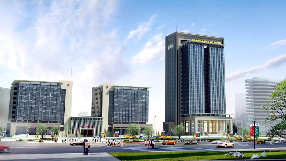 Bắc Giang: Gần 700 tỷ đồng xây dựng tòa nhà trụ sở liên cơ quan mới