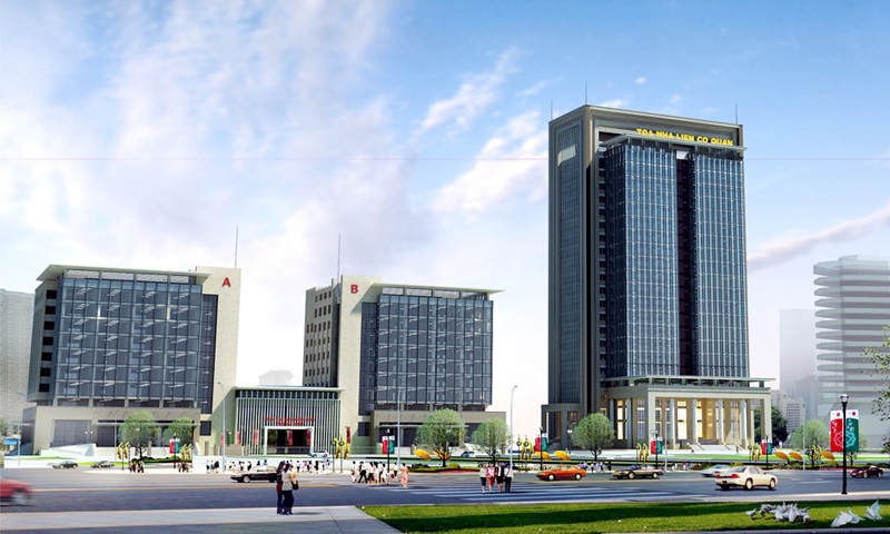 Bắc Giang: Gần 700 tỷ đồng xây dựng tòa nhà trụ sở liên cơ quan mới