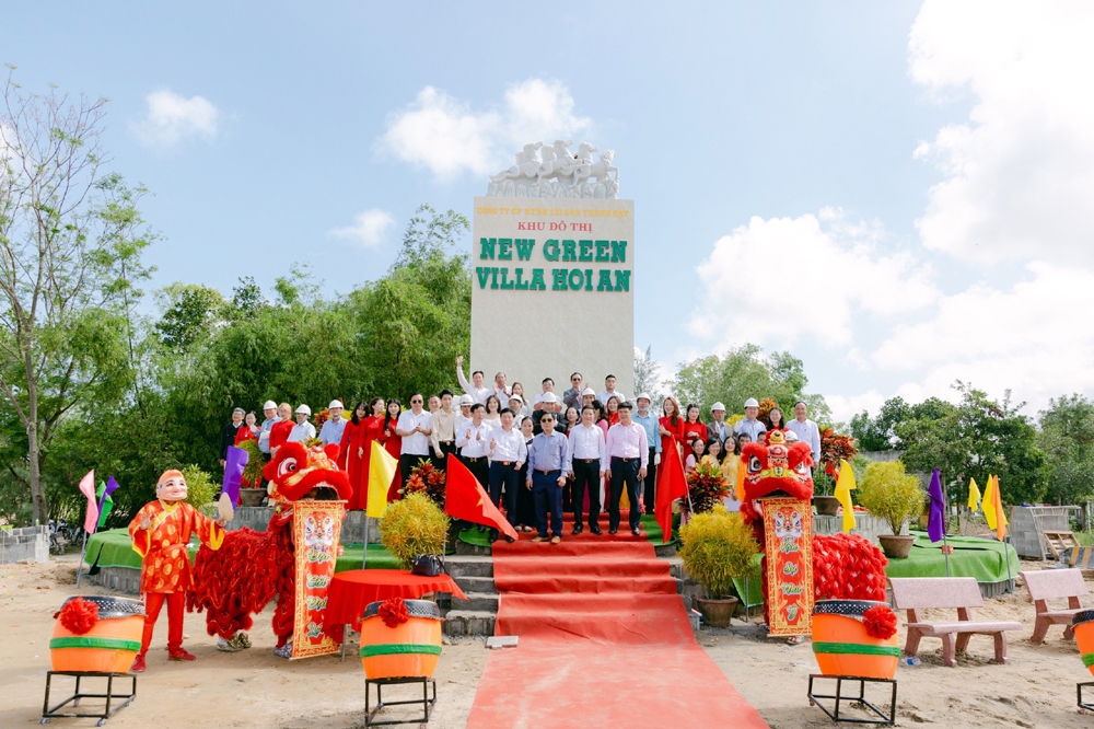 Khánh thành điểm nhấn của dự án Khu dân cư du lịch và dịch vụ Cầu Hưng - Lai Nghi