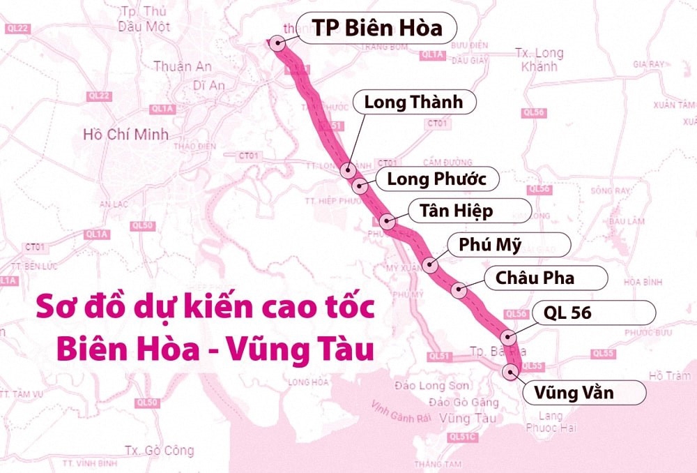 Triển khai cao tốc Biên Hòa-Vũng Tàu đang chậm tiến độ
