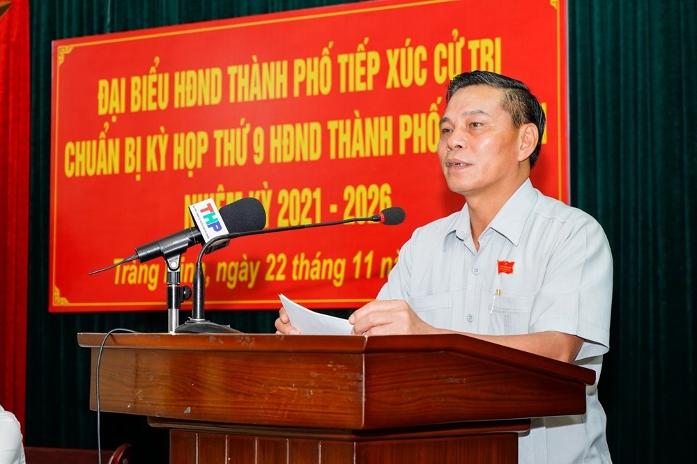 Hải Phòng: Chủ tịch UBND thành phố tiếp xúc cử tri tại phường Tràng Minh