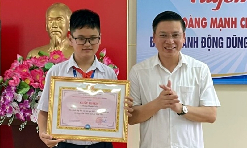 Quảng Ninh: Chủ tịch nước khen học sinh cứu người ở Cẩm Phả