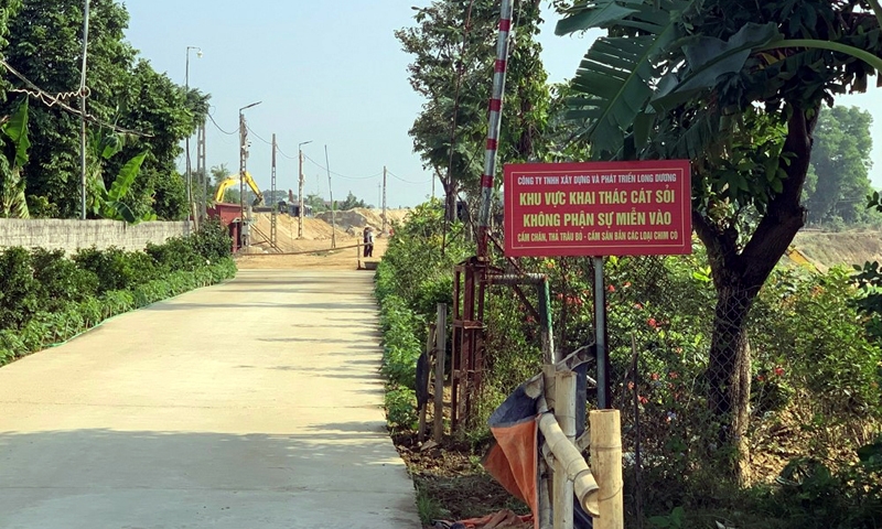 Bắc Giang: Xử phạt Công ty Long Dương vì tự ý chuyển mục đích sử dụng đất