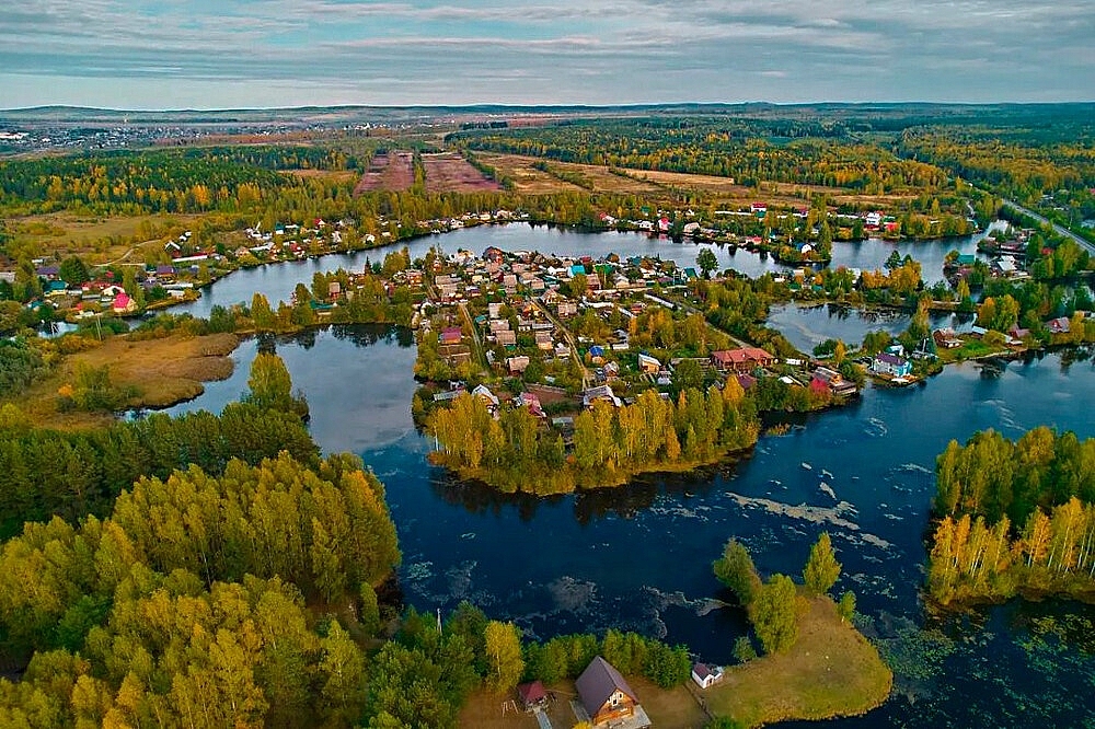 Vẻ đẹp ngoạn mục của ngôi làng đẹp nhất vùng Ural ở Nga
