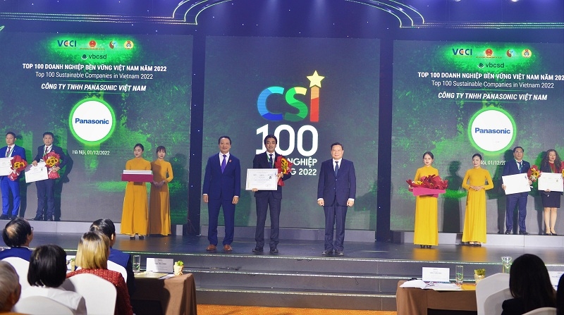 Panasonic Việt Nam liên tiếp được vinh danh cho sự phát triển bền vững