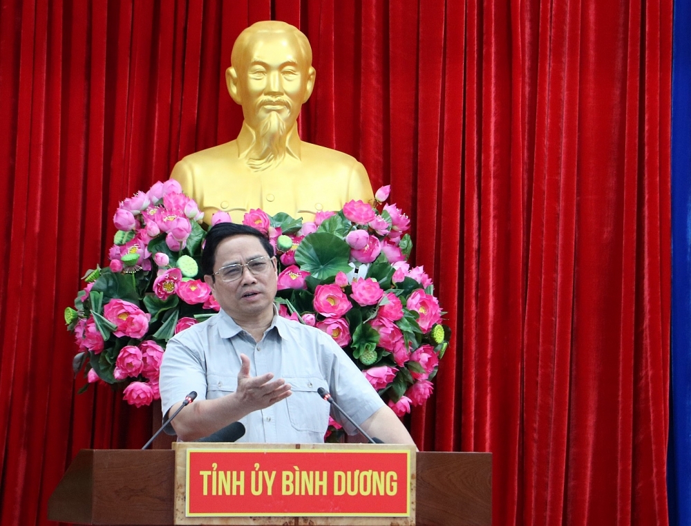 Thủ tướng Phạm Minh Chính: Bình Dương cần phát triển nhanh và bao trùm