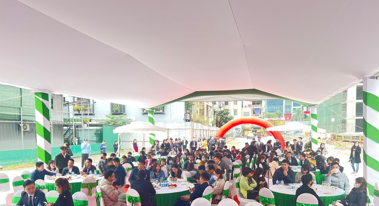 Lễ giới thiệu dự án căn hộ trung tâm Hà Đông thu hút hàng trăm khách hàng tham gia