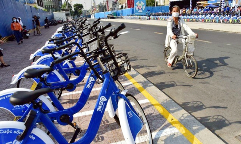 Hà Nội sẽ thí điểm dịch vụ xe đạp công cộng trong 12 tháng