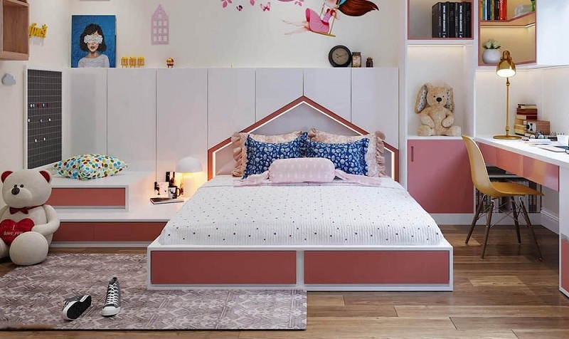 Thiết kế nội thất giường ngủ trẻ em ở đâu uy tín?