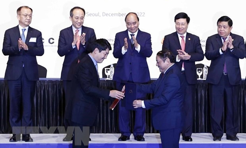 Chủ tịch nước dự Diễn đàn doanh nghiệp Việt Nam-Hàn Quốc