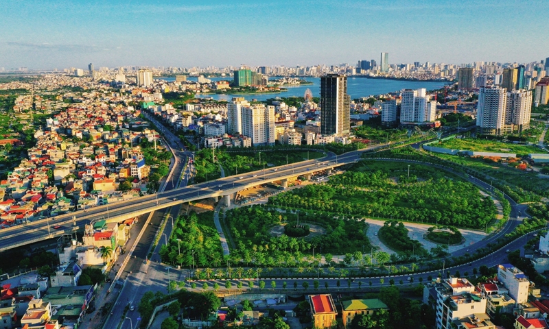'Hiến kế' phát triển hạ tầng dọc tuyến vành đai 4 qua Hà Nội