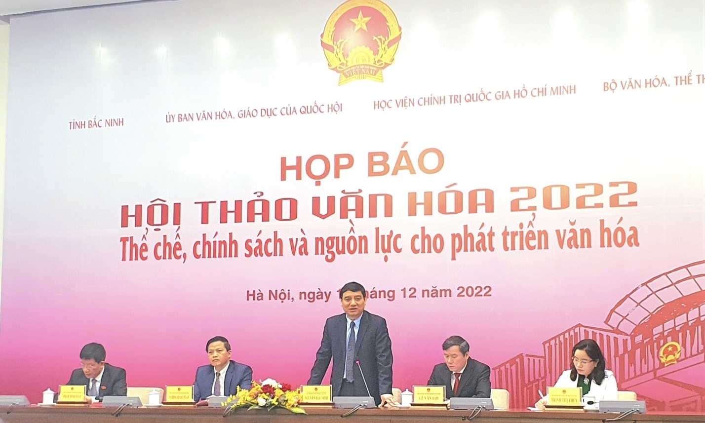 Sắp diễn ra Hội thảo Văn hoá năm 2022 tại thành phố Bắc Ninh
