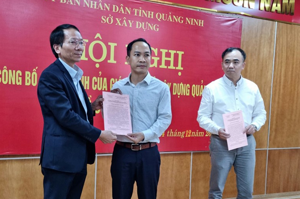 Quảng Ninh: Sở Xây dựng bổ nhiệm nhiều trưởng phòng mới