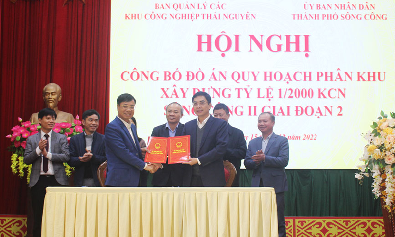 Thái Nguyên: Công bố Đồ án quy hoạch Khu công nghiệp Sông Công II giai đoạn 2
