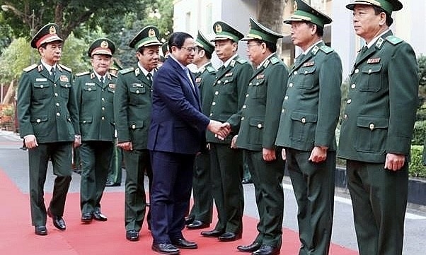Thủ tướng Phạm Minh Chính thăm và làm việc tại Bộ Tư lệnh Bộ đội Biên phòng