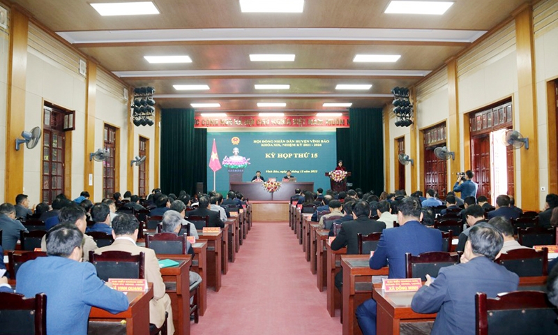 Hải Phòng: HĐND huyện Vĩnh Bảo tổ chức kỳ họp cuối năm 2022