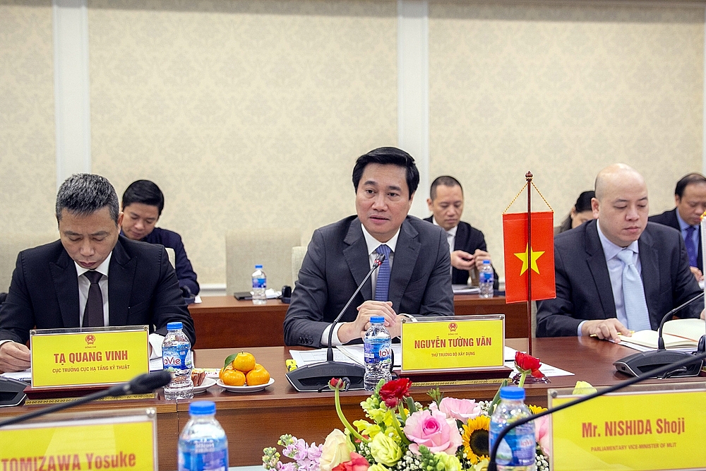 Bộ Xây dựng Việt Nam và Bộ MLIT Nhật Bản tăng cường hợp tác trong 3 lĩnh vực