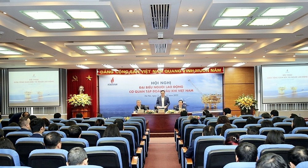 Petrovietnam tổ chức thành công Hội nghị đại biểu Người lao động Cơ quan Tập đoàn Dầu khí Việt Nam 2023