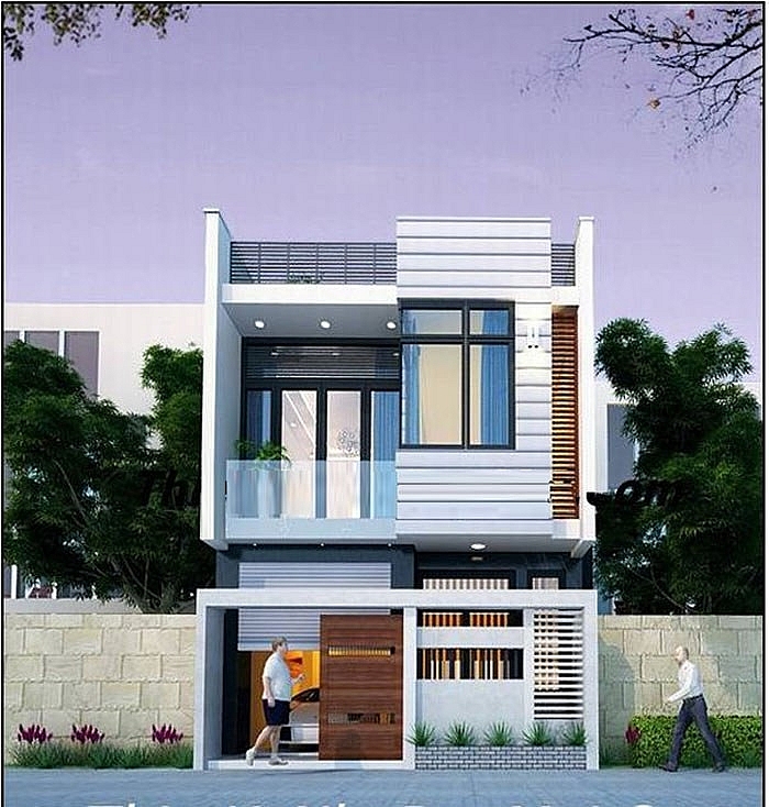 Mẫu nhà 2 tầng đẹp - đơn giản - hiện đại | Nhà To