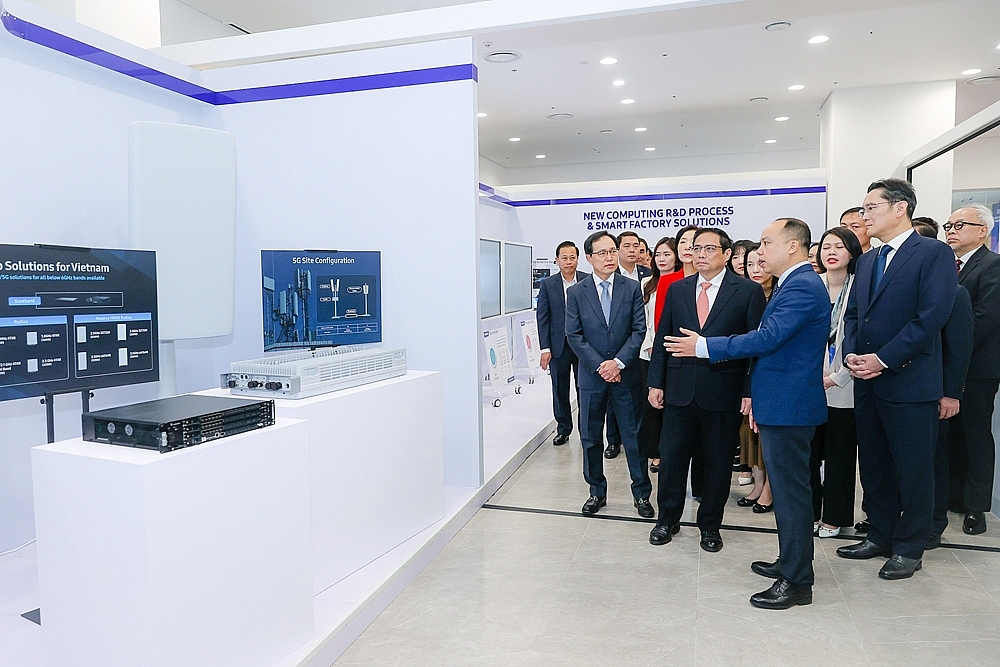 Thủ tướng Chính phủ Phạm Minh Chính dự khánh thành Trung tâm R&D của Samsung tại Việt Nam
