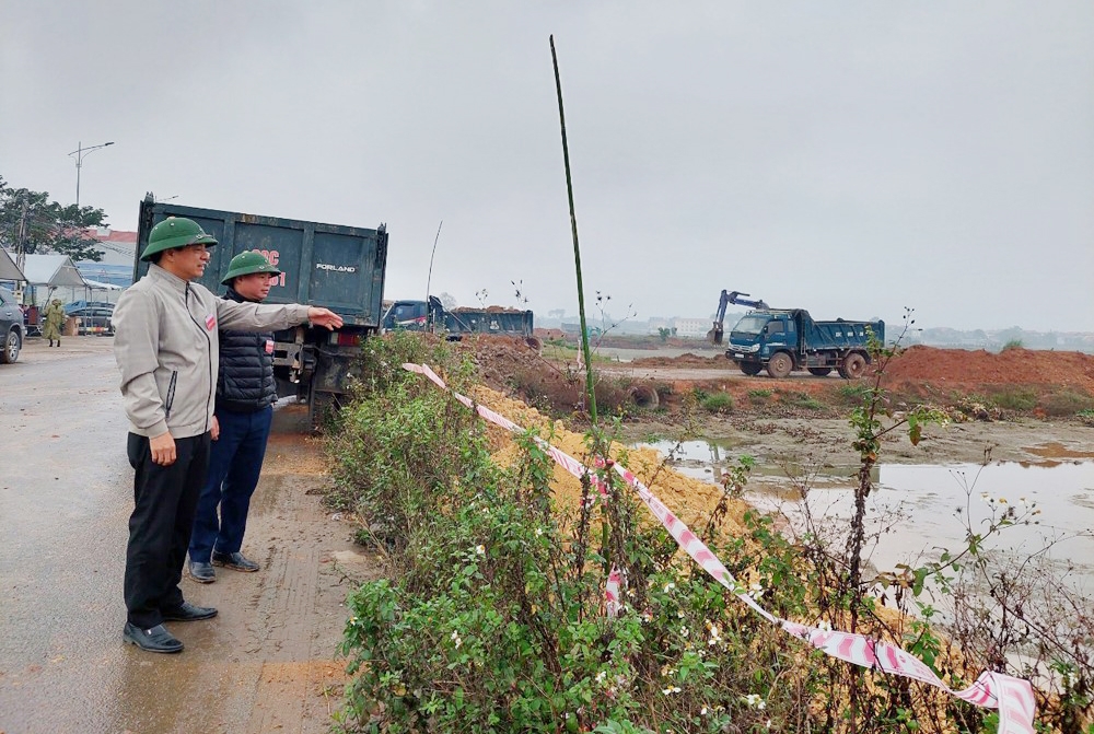 Tam Dương (Vĩnh Phúc): Cưỡng chế thu hồi đất tại khu đấu giá quyền sử dụng đất và giao đất ở khu đồng Cúp