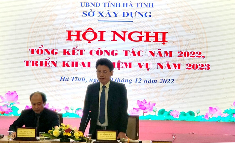 Hà Tĩnh: Ngành Xây dựng quyết tâm bám sát 5 nhiệm vụ đột phá và 16 giải pháp triển khai kế hoạch năm 2023