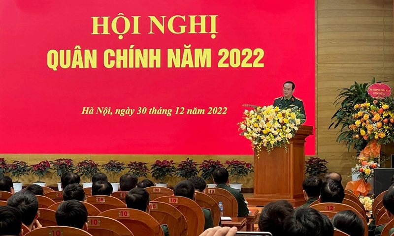 Binh đoàn 12 - Tổng Công ty Xây dựng Trường Sơn tổ chức Hội nghị quân chính năm 2022