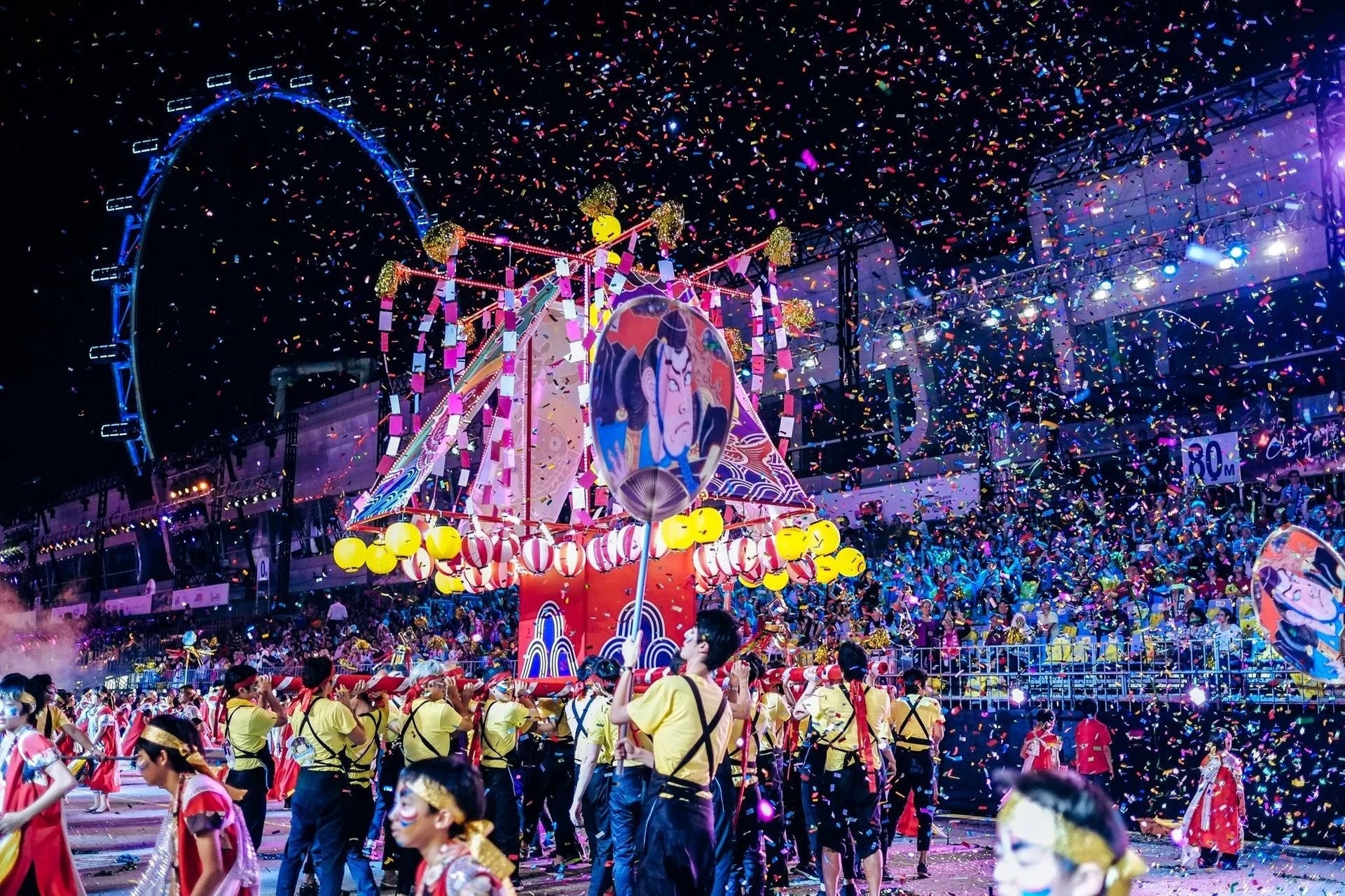 Rộn ràng không khí đón Tết Nguyên đán tại khu Chinatown ở Singapore