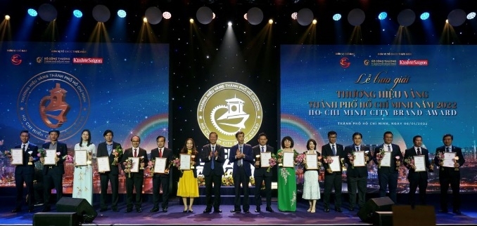 Thành phố Hồ Chí Minh: 45 doanh nghiệp đạt Thương hiệu Vàng năm 2022