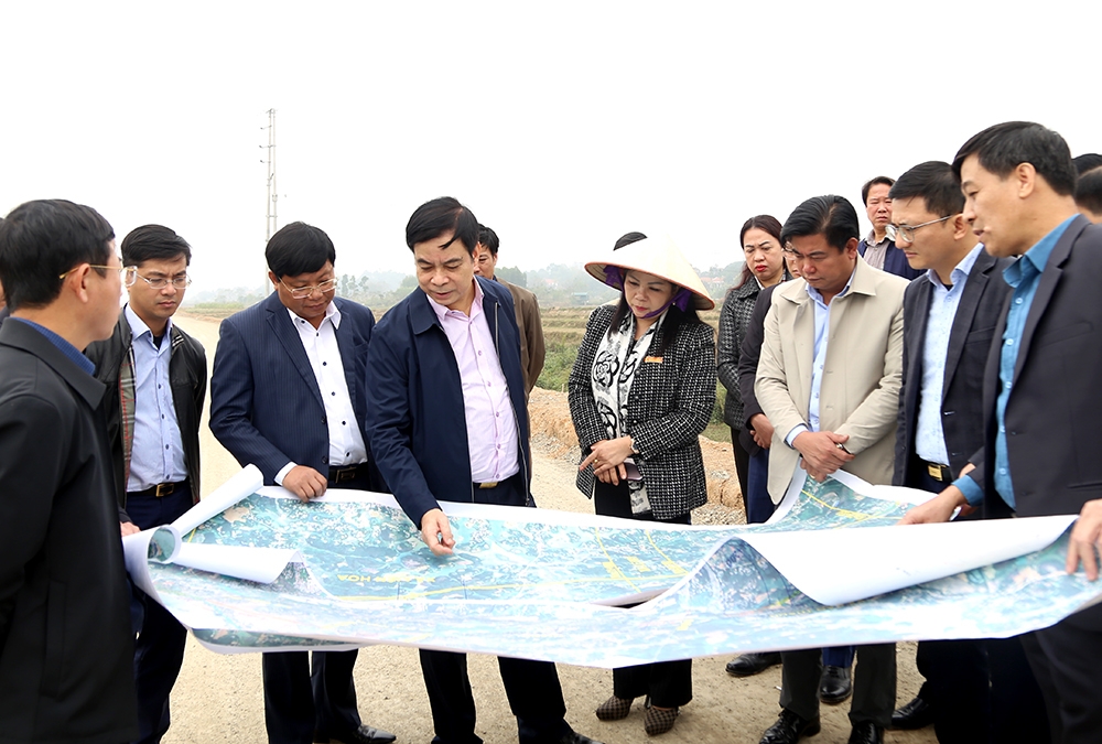 Phú Thọ: Kiểm tra tiến độ một số dự án giao thông tại Thanh Ba, Phù Ninh