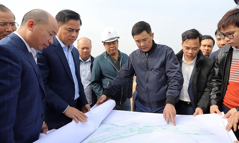 Phú Thọ: Phó Chủ tịch tỉnh kiểm tra tiến độ dự án trọng điểm tại huyện Tam Nông