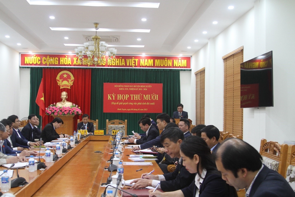 Bình Xuyên (Vĩnh Phúc): Bỏ phiếu bầu Phó Chủ tịch UBND huyện