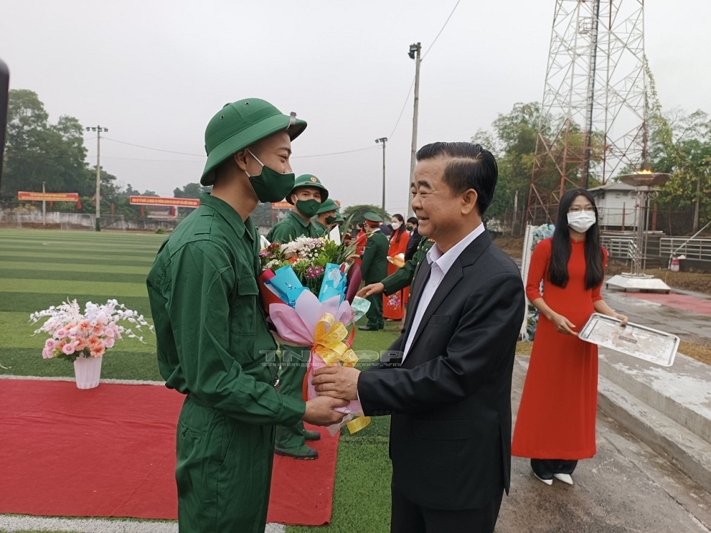 Thái Nguyên: Hoàn thành xuất sắc chỉ tiêu giao quân 2023 của Chính phủ