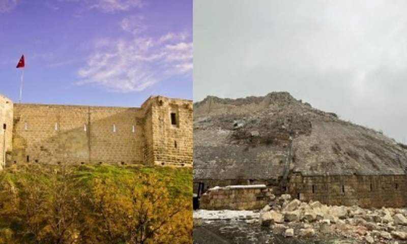 Nhiều công trình cổ sụp đổ sau động đất ở Thổ Nhĩ Kỳ và Syria