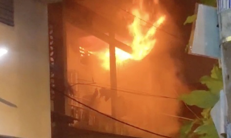 Cháy tòa nhà văn phòng ở TP.HCM