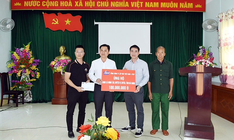 LILAMA hỗ trợ kinh phí xây dựng tuyến đường thôn Lùng Vài, tỉnh Hà Giang