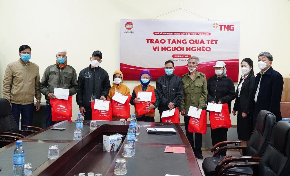 TNG Holdings Vietnam dành gần 1,5 tỷ đồng mang Tết về với hộ nghèo