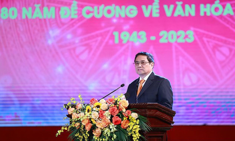 Phát biểu của Thủ tướng tại Chương trình nghệ thuật đặc biệt chào mừng kỷ niệm 80 năm Đề cương về Văn hóa Việt Nam