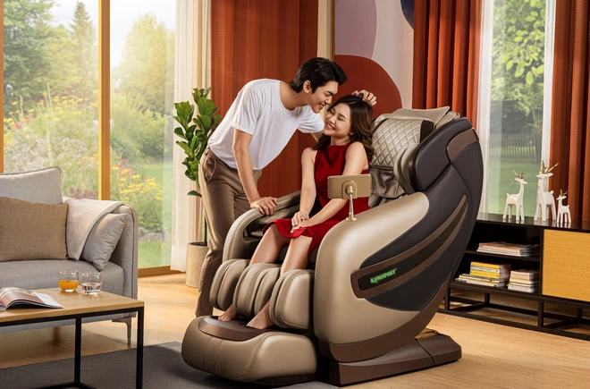 Giải tỏa stress hiệu quả tại nhà với ghế massage của KingSport cùng cơ hội nhận ngay ô tô Vinfast VF8