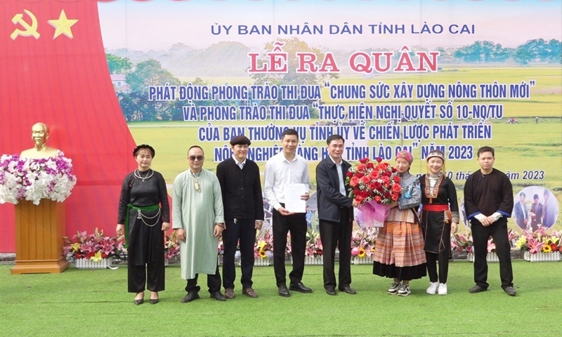 Lào Cai phát động phong trào thi đua chung sức xây dựng nông thôn mới
