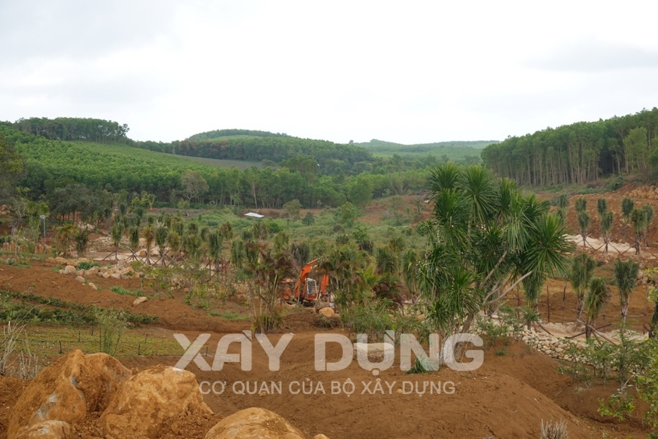 Phú Yên: Cải tạo đất đồi, đào múc khoáng sản để làm khu vườn sinh thái