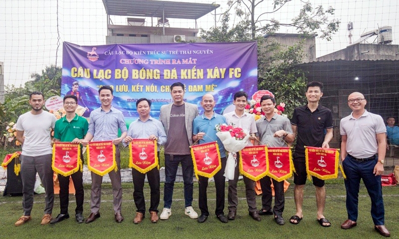 Thái Nguyên: Thành lập Câu lạc bộ bóng đá kiến trúc - xây dựng