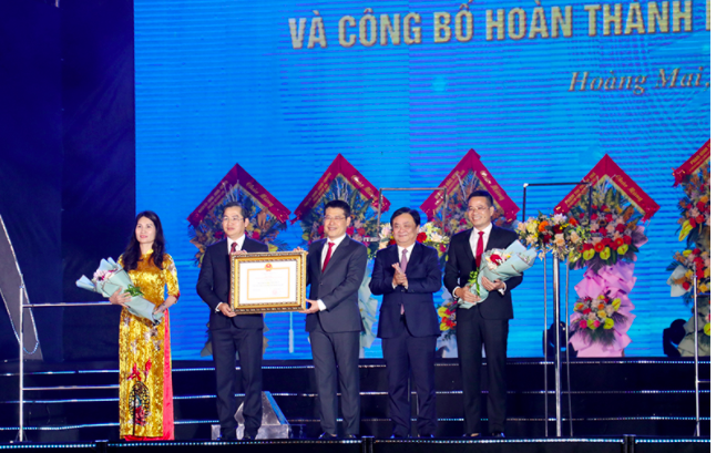 Nghệ An: Thị xã Hoàng Mai kỷ niệm 10 năm thành lập và công bố hoàn thành nhiệm vụ xây dựng Nông thôn mới