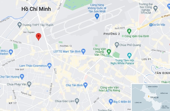 Cứu 2 sinh viên thoát khỏi căn nhà bốc cháy ở TP.HCM